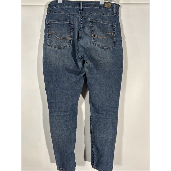 Vtg Levi Signature Gold Jeans Women 10S 30x28 Medium Wash Pull On Shaping Skinny - Picture 4 of 12